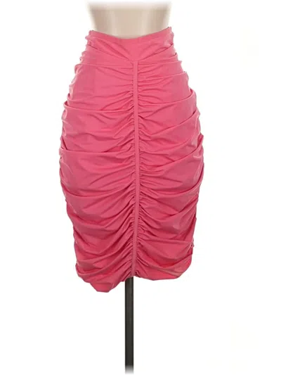 Pre-owned Zac Posen Casual Skirt In Pink