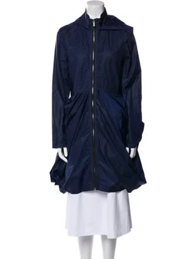 Pre-owned Zac Posen Coat In Blue
