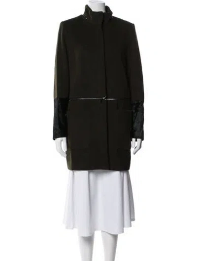 Pre-owned Zac Posen Coat In Green
