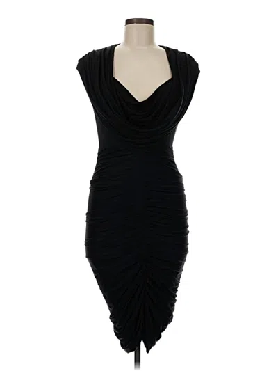 Pre-owned Zac Posen Cocktail Dress In Black