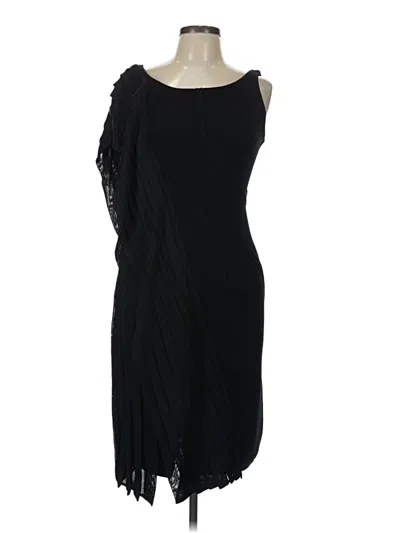 Pre-owned Zac Posen Cocktail Dress In Black
