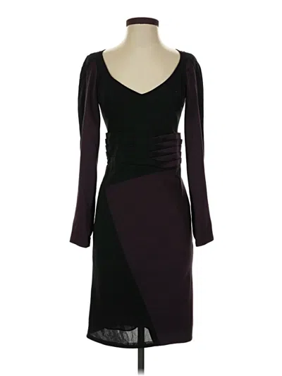 Pre-owned Zac Posen Cocktail Dress In Black