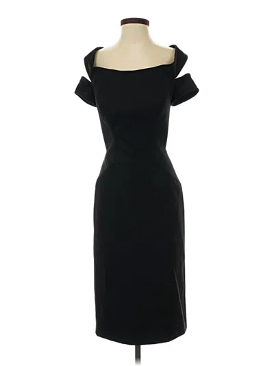 Pre-owned Zac Posen Cocktail Dress In Black