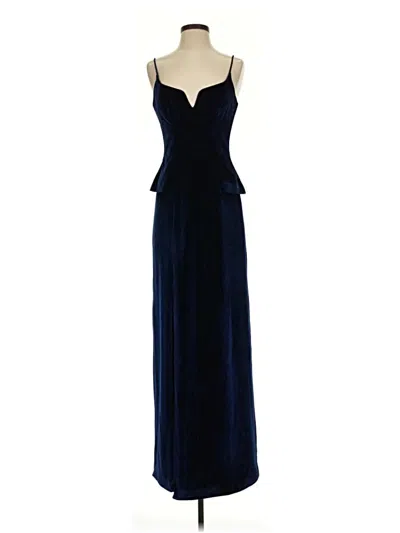 Pre-owned Zac Posen Cocktail Dress In Blue