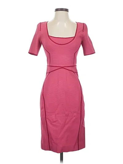 Pre-owned Zac Posen Cocktail Dress In Pink