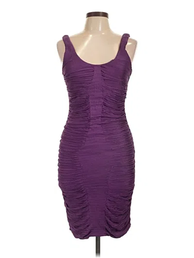 Pre-owned Zac Posen Cocktail Dress In Purple