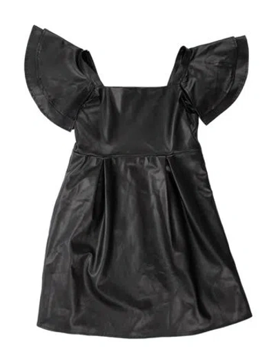 Pre-owned Zac Posen Crew Neck Short Sleeve Top In Black
