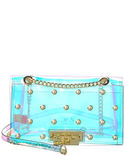 Zac Posen Earthette Mini Chain Shoulder Bag In Blue