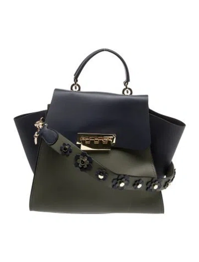 Pre-owned Zac Posen Faux Pearl Top Handle Bag In Multi
