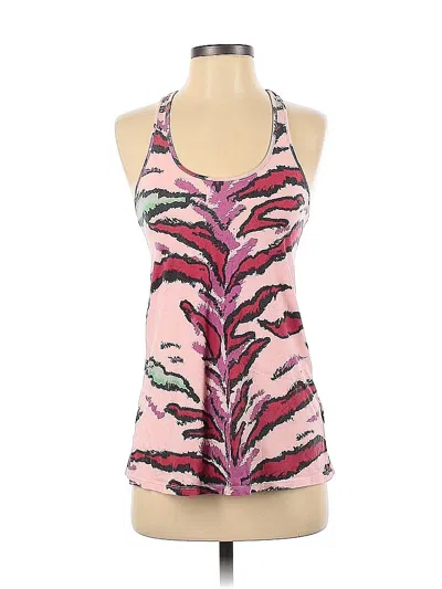 Pre-owned Zac Posen For Target Tank Top Pink Halter Neckline Tops