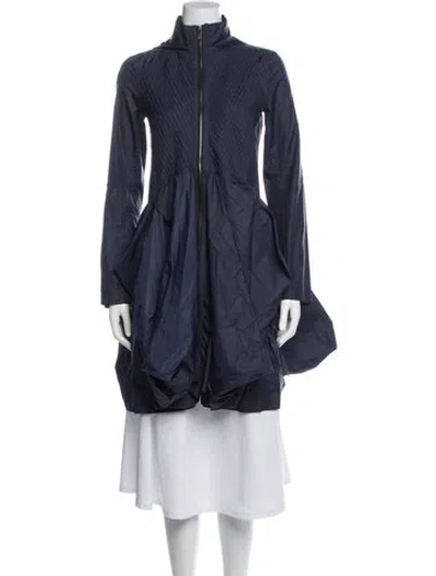 Pre-owned Zac Posen Jacket In Blue