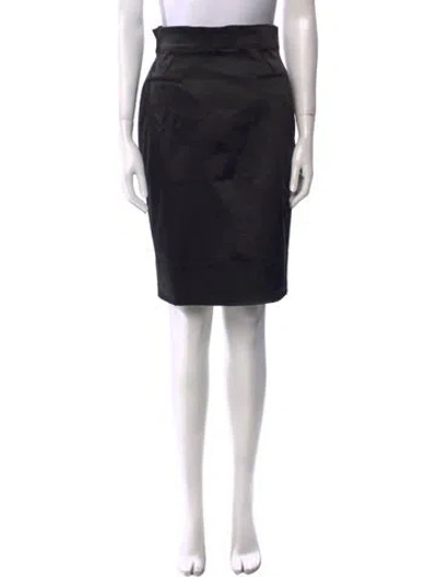 Pre-owned Zac Posen Knee-length Skirt In Black