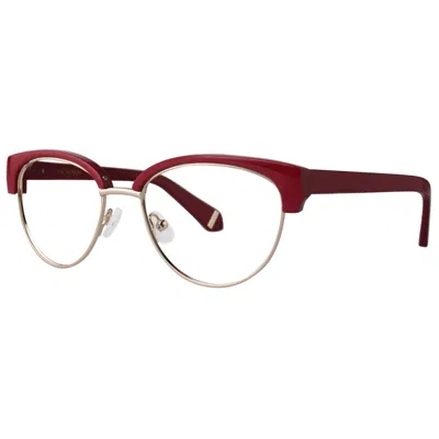 Zac Posen Ladies' Spectacle Frame  Zeth 51mr Gbby2 In Red