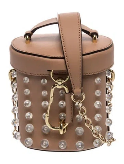 Pre-owned Zac Posen Leather Backpack In Neutrals