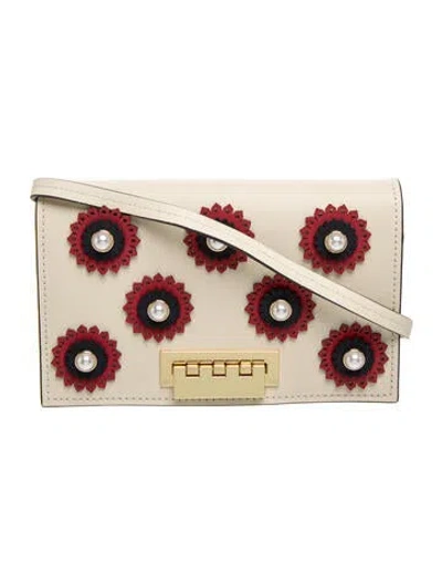 Pre-owned Zac Posen Leather Clutch In Neutrals