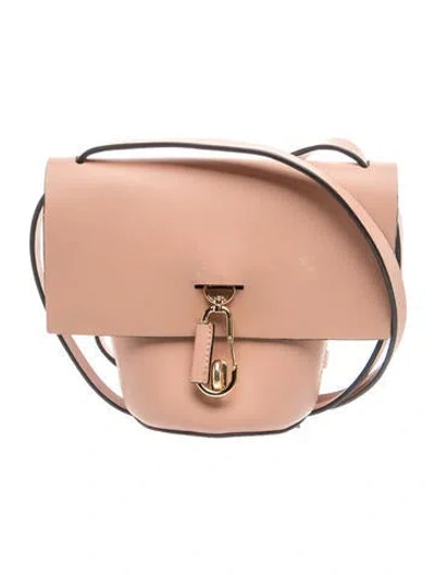 Pre-owned Zac Posen Leather Shoulder Bag In Pink