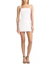 Zac Posen Mikado Mini Dress In White