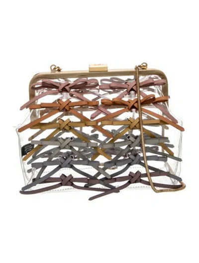 Pre-owned Zac Posen Pvc Clutch In Multicolor