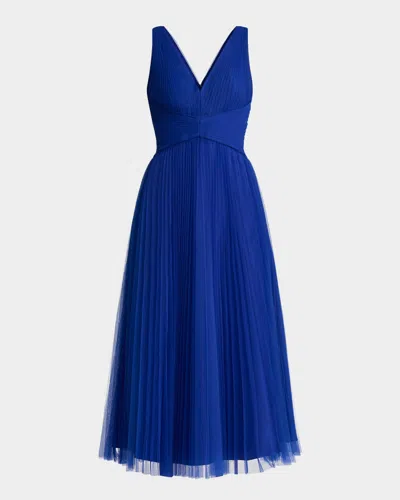 cami pleated tulle maxi dress ASOS DESIGN Bridesmaid cami pleated tulle maxi dress in sage
