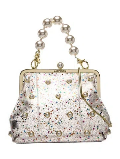 Pre-owned Zac Posen Top Handle Bag In Neutral