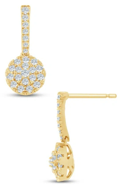 Zac Posen Truly  Diamond Dangle Earrings In Yellow Gold