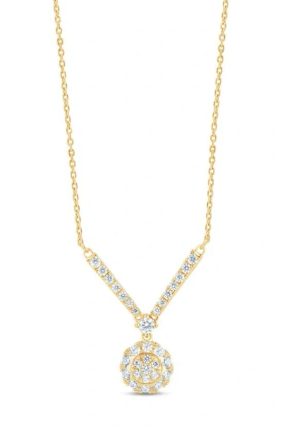 Zac Posen Truly  Diamond Pendant Necklace In Yellow