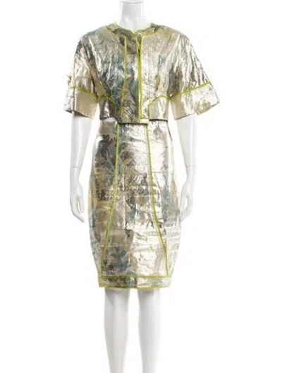 Pre-owned Zac Posen Vintage Skirt Set