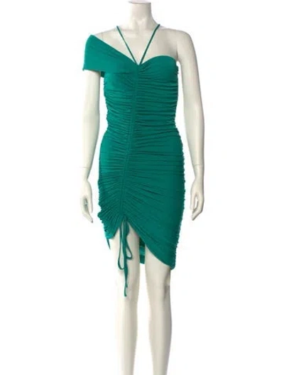Pre-owned Zac Posen V-neck Knee-length Dress W/ Tags In Green