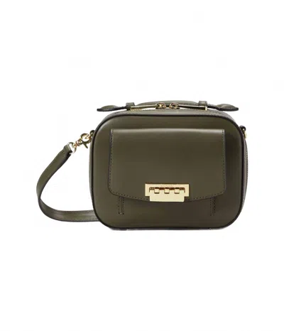 Zac Posen Women's Earthette Small Box Crossbody Bag In Solid Moss In Multi
