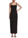 Zac Posen Beaded Peekaboo Gown In Black