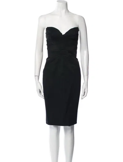 Zac Posen Women's Strapless Cocktail Dress In Black