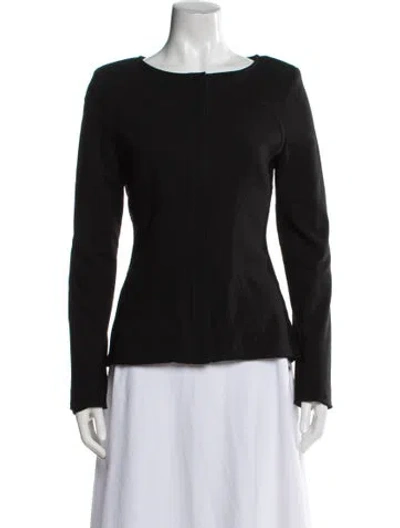 Pre-owned Zac Zac Posen Blazer In Black