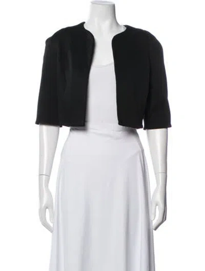 Pre-owned Zac Zac Posen Bolero In Black