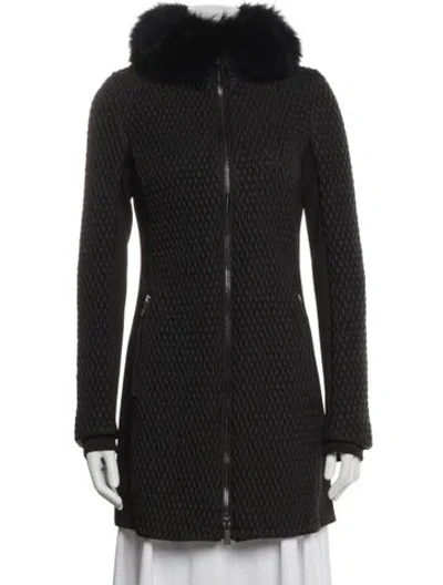 Pre-owned Zac Zac Posen Coat In Black