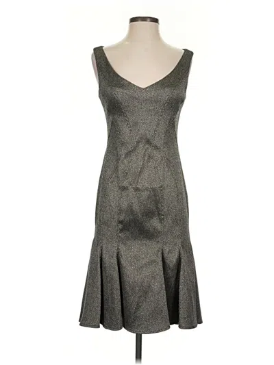 Pre-owned Zac Zac Posen Cocktail Dress In Brown