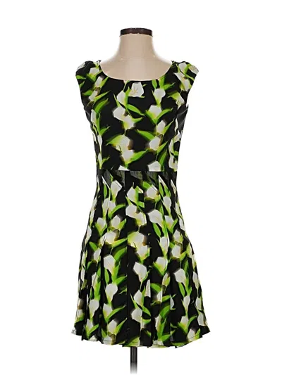 Pre-owned Zac Zac Posen Cocktail Dress In Green