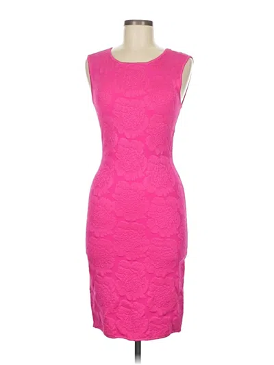 Pre-owned Zac Zac Posen Cocktail Dress In Pink