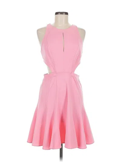 Pre-owned Zac Zac Posen Cocktail Dress In Pink