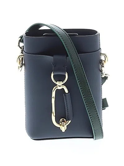 Pre-owned Zac Zac Posen Crossbody Bag In Blue