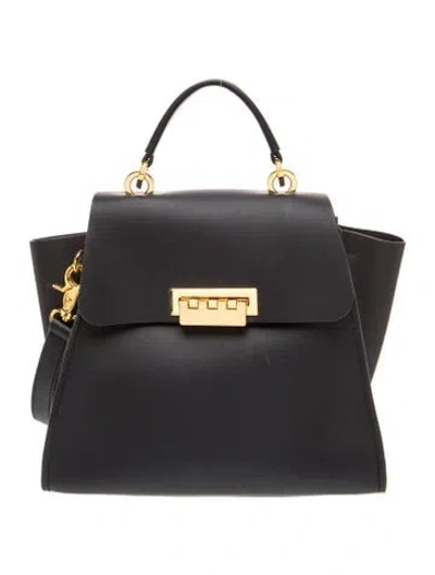 Pre-owned Zac Zac Posen Leather Backpack In Black