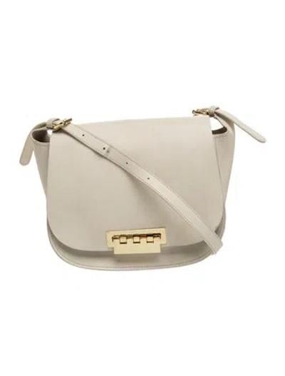 Pre-owned Zac Zac Posen Leather Crossbody Bag In Green