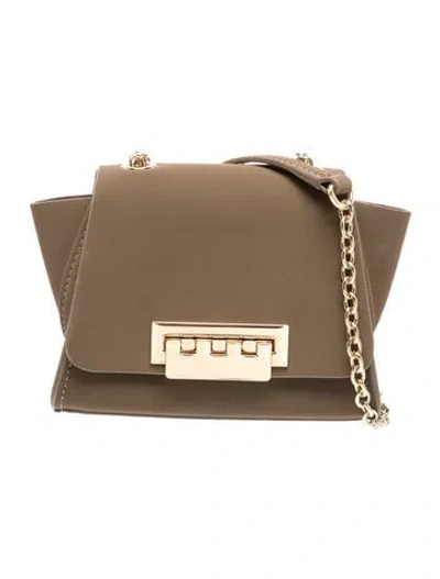 Pre-owned Zac Zac Posen Leather Crossbody Bag W/ Tags In Green