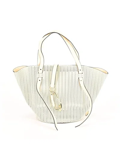 Pre-owned Zac Zac Posen Leather Tote Bag In White