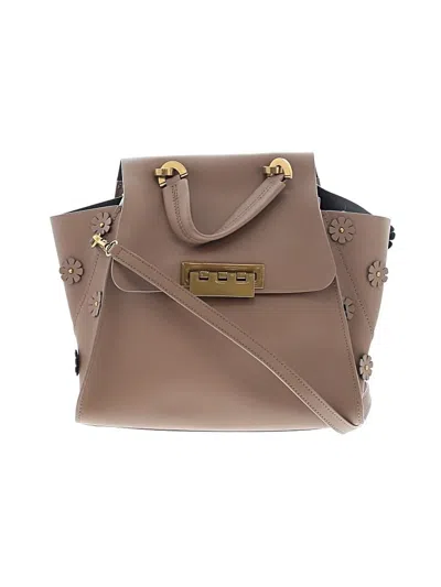 Pre-owned Zac Zac Posen Satchel In Brown