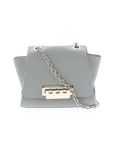 Pre-owned Zac Zac Posen Shoulder Bag In Gray