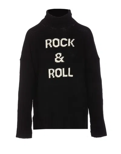 Zadig &amp; Voltaire Alma Rock&roll Sweater In Black