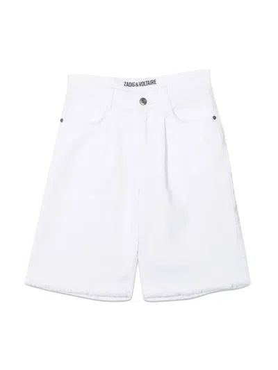 Zadig &amp; Voltaire Kids' Bermuda In White