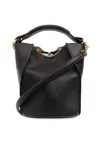 Zadig & Voltaire Boderline Logo Plaque Bucket Bag In Noir