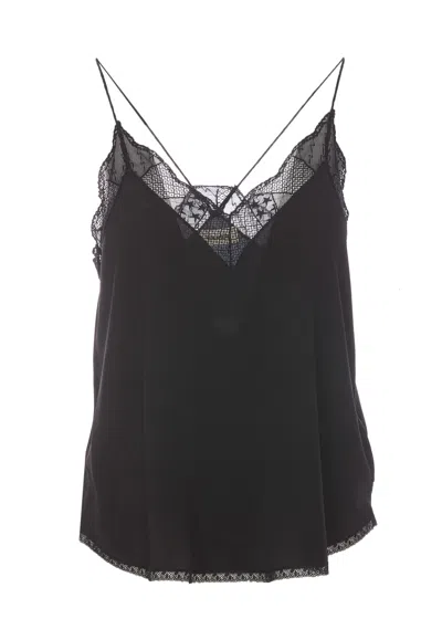 Zadig &amp; Voltaire Christy Top In Black