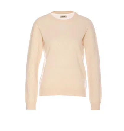 Zadig &amp; Voltaire Cici Patch Sweater In Beige